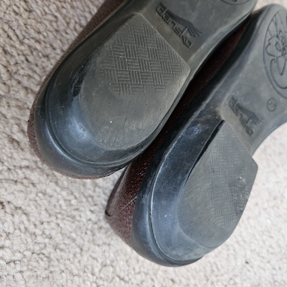 Dansko Olivia Loafer Womens 37 Brown Leather Pebble stone Slip-on Comfort Shoe - Picture 6 of 7